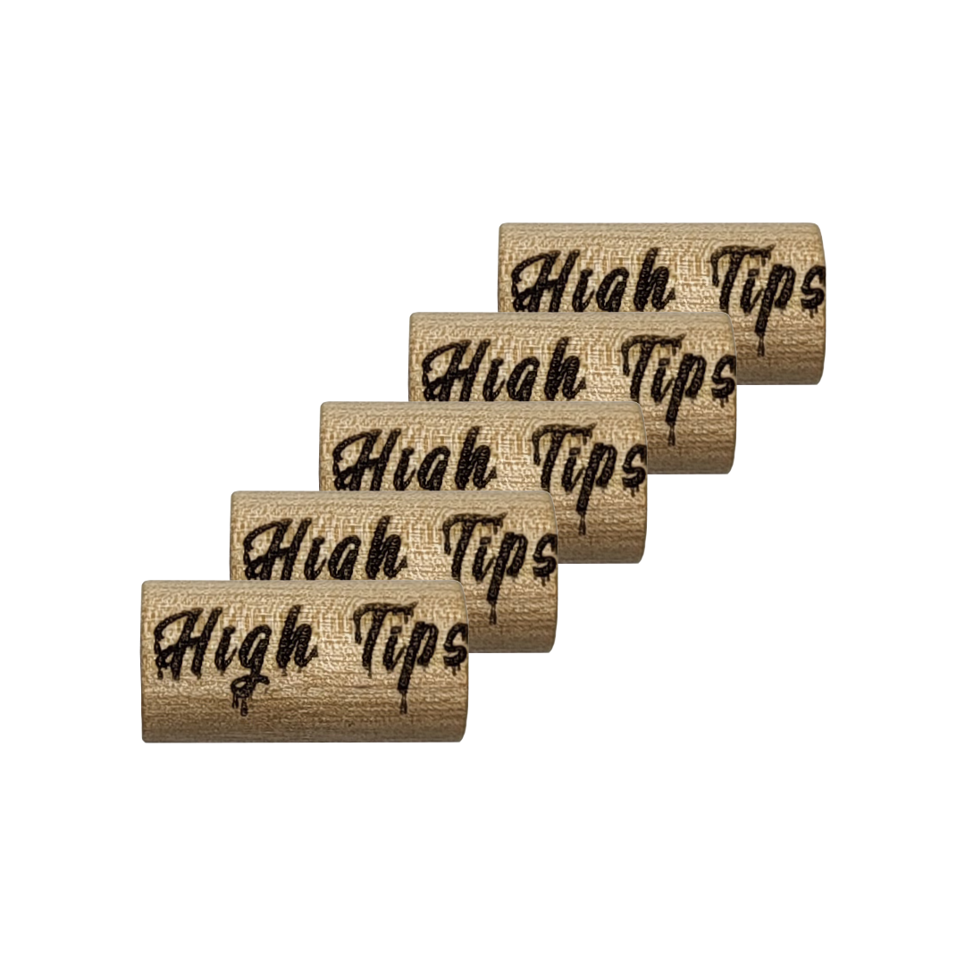 Fat Tubes High Tips 12.5mm The ultimate wooden tips Filter Joint Big Tips High Heads